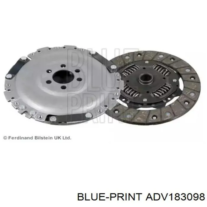 ADV183098 Blue Print kit de embrague (3 partes)