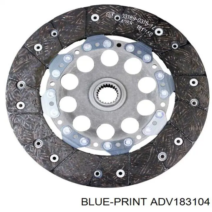 Disco de embrague 050141033KX VAG