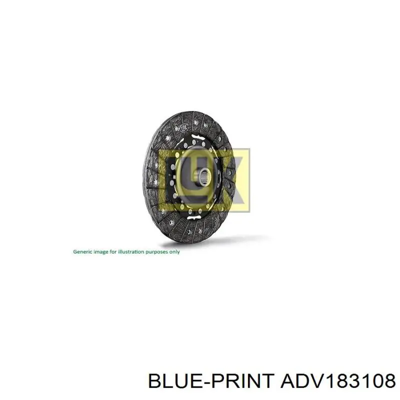 ADV183108 Blue Print disco de embrague
