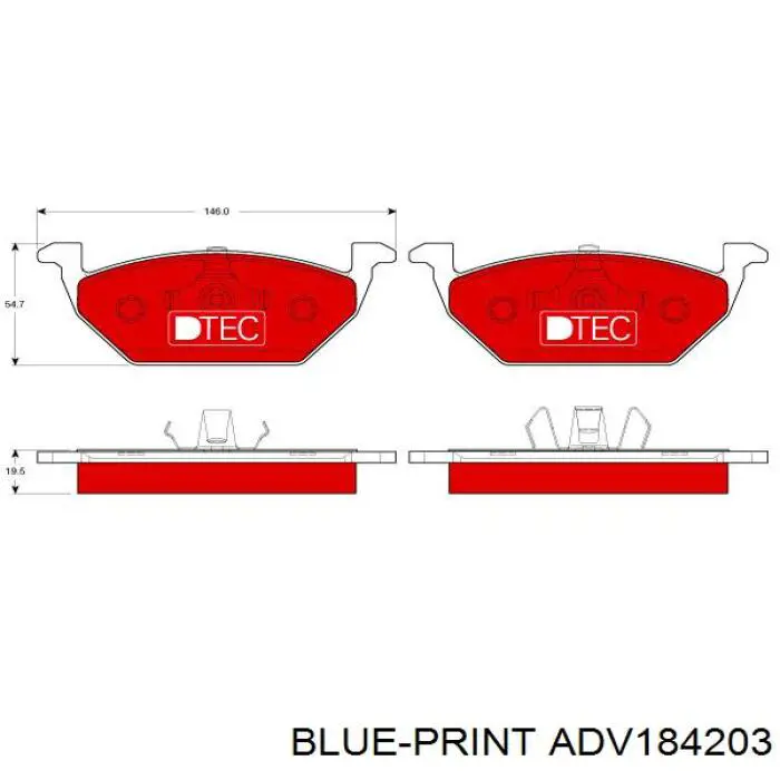 Pastillas de freno delanteras Seat Ibiza 5 KJ1, KJG