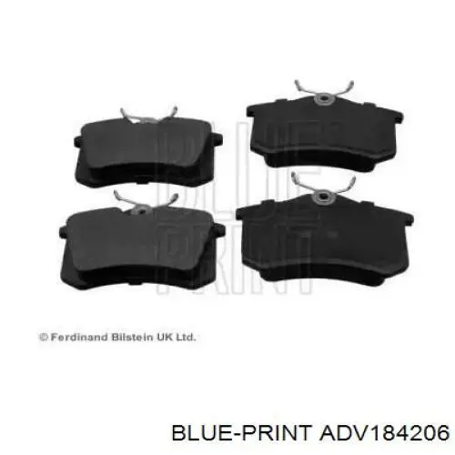 Pastillas traseras de freno Blue Print ADV184206 precio, desde 16,32 EUR