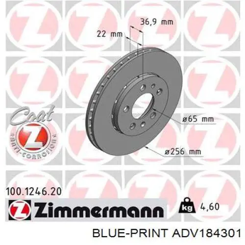 Discos Blue Print ADV184301