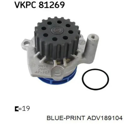 Bomba de agua 538008910 VAG