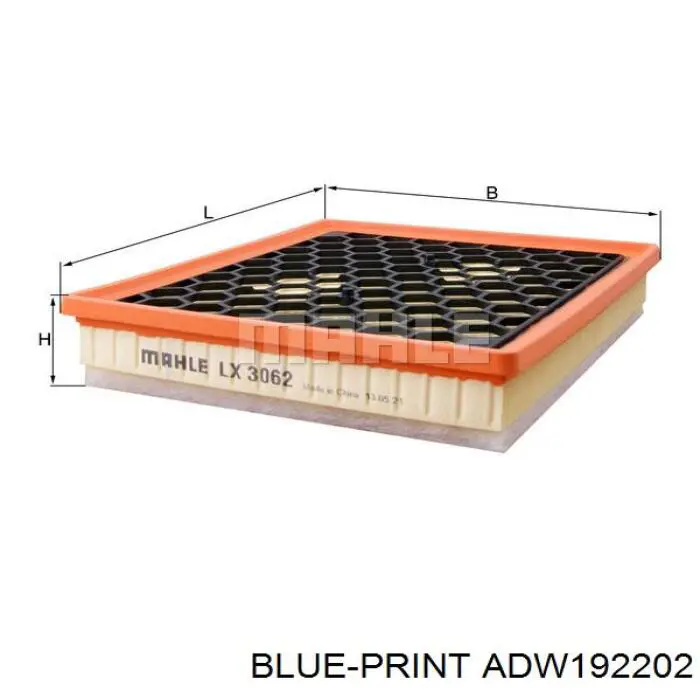 ADW192202 Blue Print filtro de aire