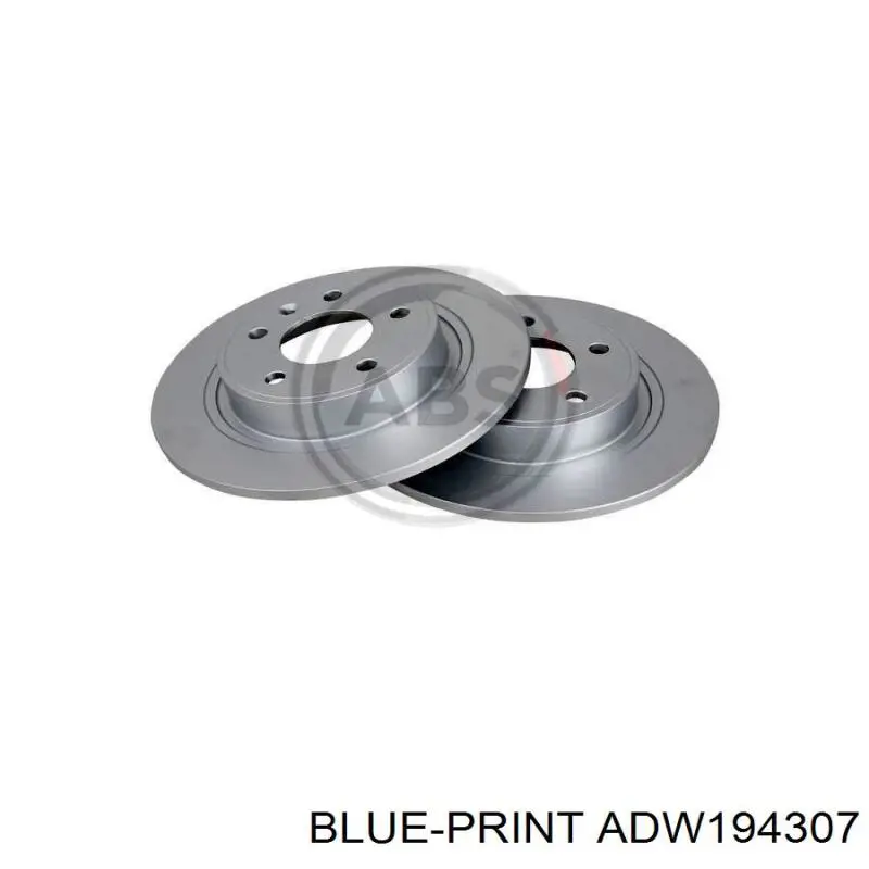 ADW194307 Blue Print Freno de disco trasero