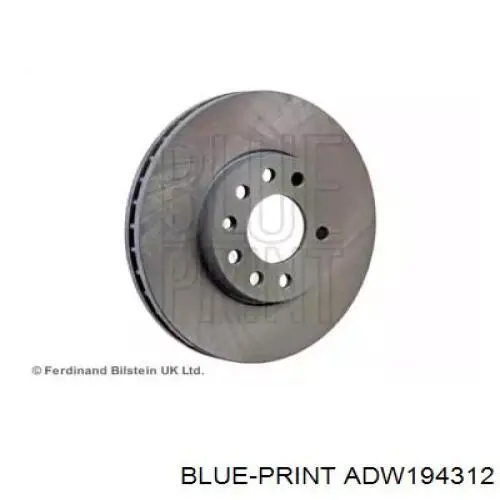 ADW194312 Blue Print disco de freno delantero