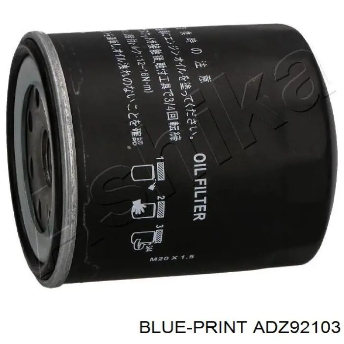 Filtro de aceite ADZ92103 Blue Print
