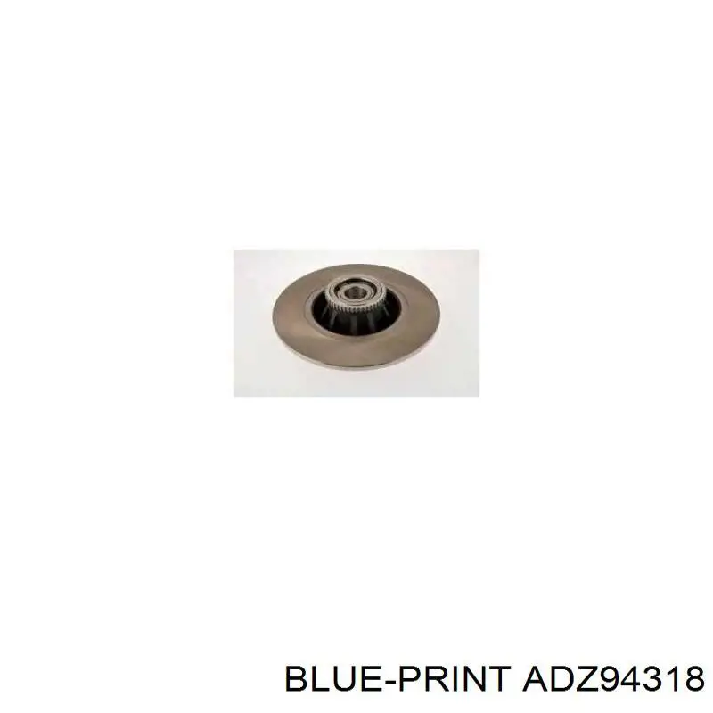 Disco de freno trasero ADZ94318 Blue Print