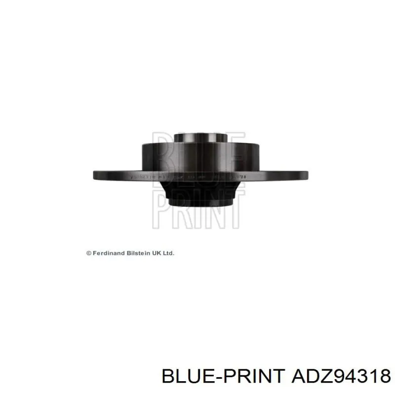 Disco de freno trasero ADZ94318 Blue Print