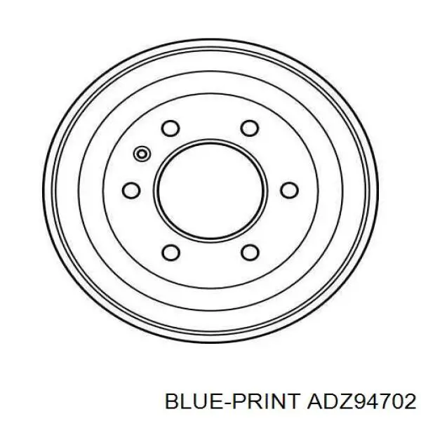 ADZ94702 Blue Print freno de tambor trasero