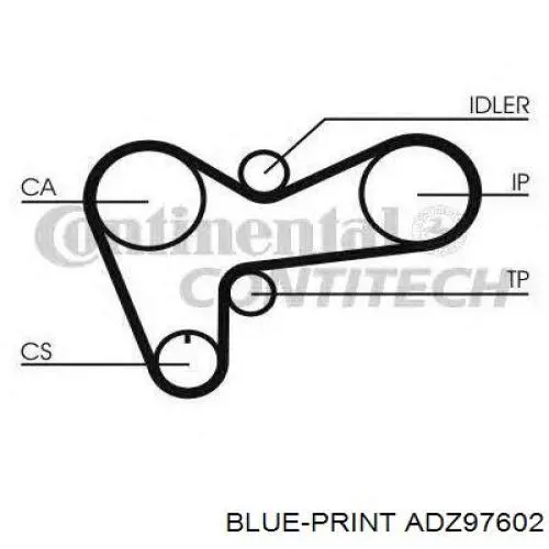 ATB2455 Dayco tensor de la correa de distribución