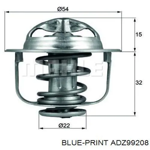 ADZ99208 Blue Print termostato