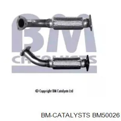 46449685 Fiat/Alfa/Lancia tubo de admisión del silenciador de escape delantero