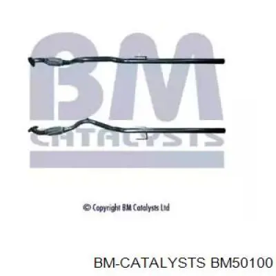 BM50100 BM Catalysts tubo de admisión del silenciador de escape delantero
