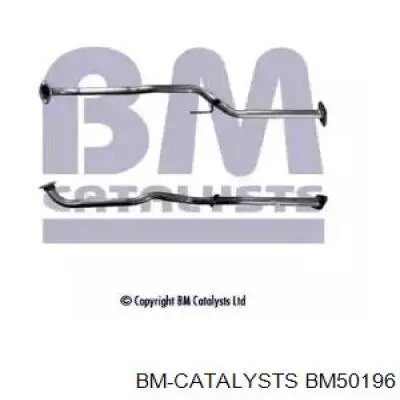 BM50196 BM Catalysts silenciador del medio