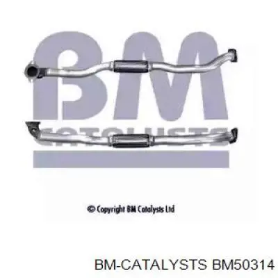 BM50314 BM Catalysts tubo de admisión del silenciador de escape delantero