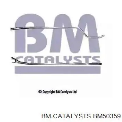 BM50359 BM Catalysts silenciador trasero para escape