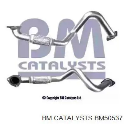 BM50537 BM Catalysts tubo de admisión del silenciador de escape delantero