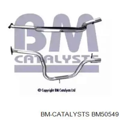 BM50549 BM Catalysts silenciador posterior