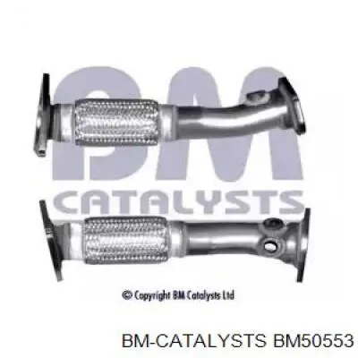 BM50553 BM Catalysts tubo de admisión del silenciador de escape delantero