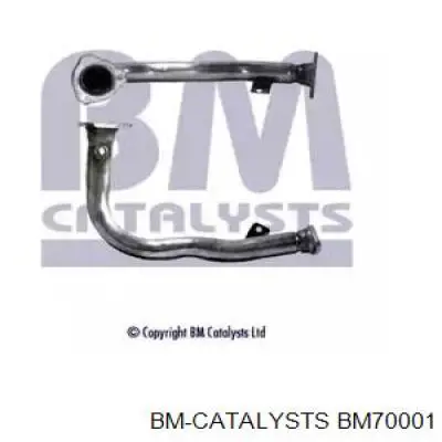 BM70001 BM Catalysts tubo de admisión del silenciador de escape delantero