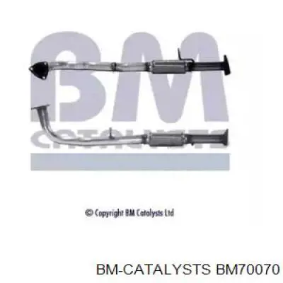 BM70070 BM Catalysts Tubo de admisión del silenciador de escape delantero
