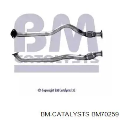 46415673 Fiat/Alfa/Lancia tubo de admisión del silenciador de escape delantero