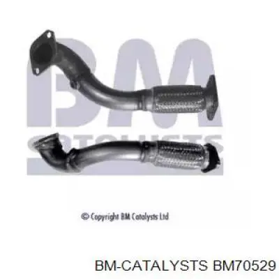 BM70529 BM Catalysts tubo de admisión del silenciador de escape delantero