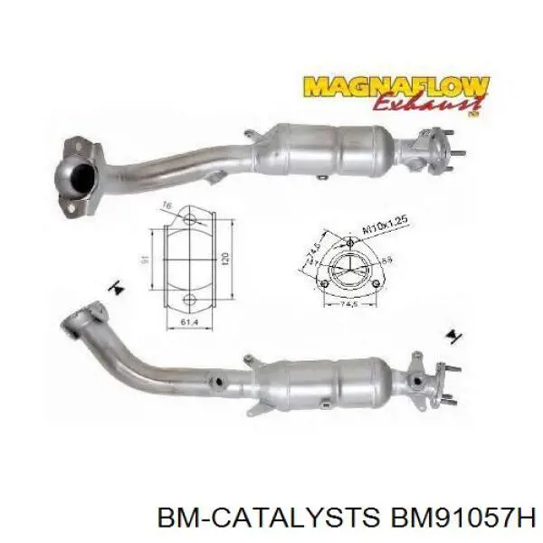 Catalizador BM Catalysts BM91057H precio, desde 640,21 EUR