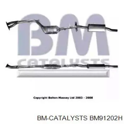 BM91202H BM Catalysts Catalizador de gasolina y diésel