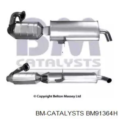 BM91364H BM Catalysts Catalizador de gasolina y diésel