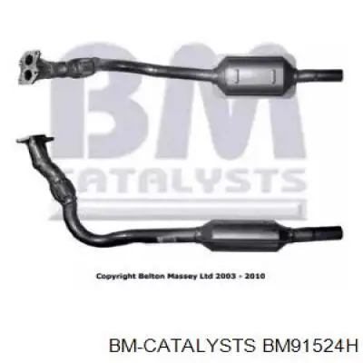 BM91524H BM Catalysts Silenciador, sección delantera
