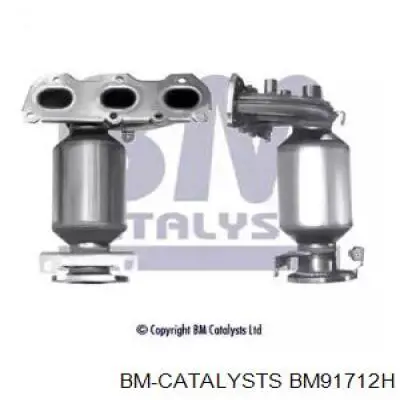 BM91712H BM Catalysts Catalizador de gasolina y diésel