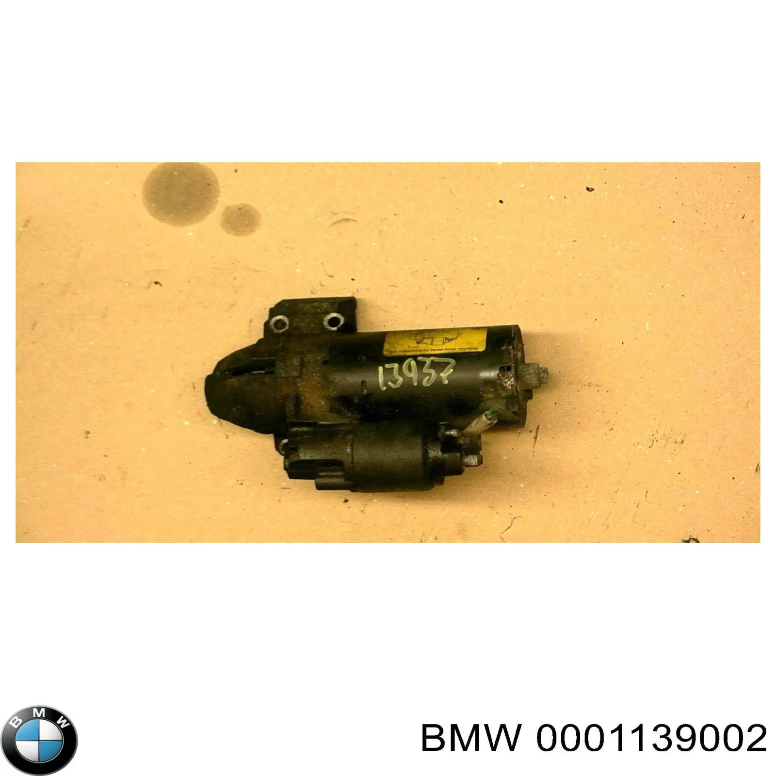 0001139002 BMW motor de arranque