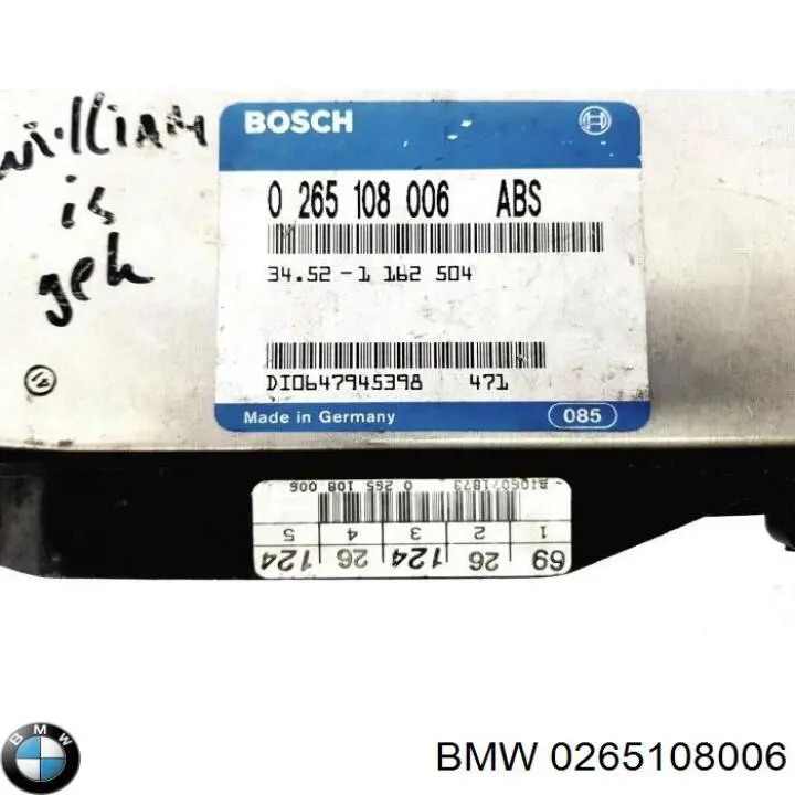 Módulo de control ABS BMW 34521162504