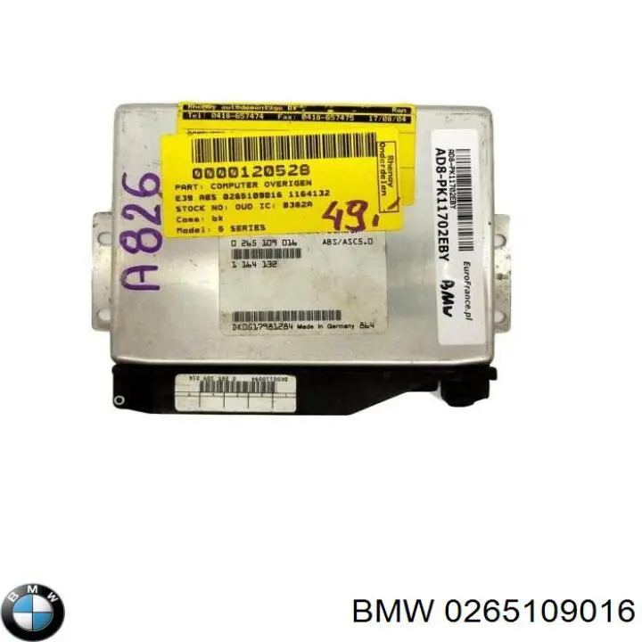 0265109016 BMW