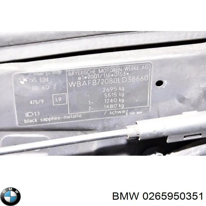 Comprar 0265950351 BMW 