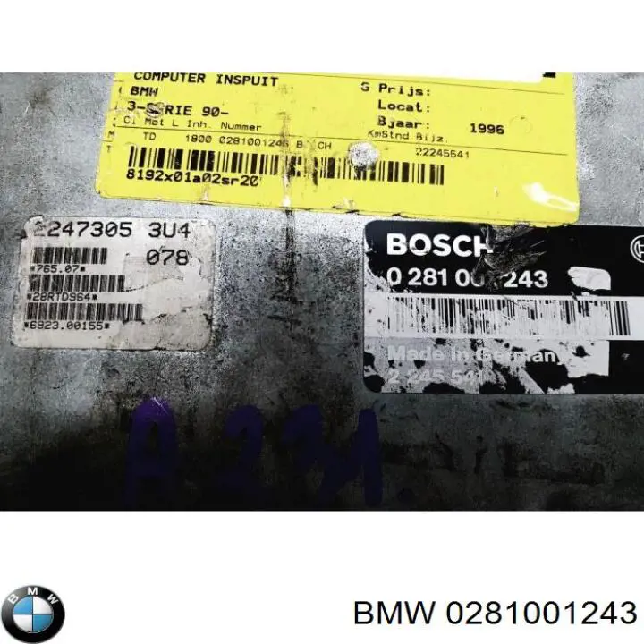 ECU 0281001243 BMW