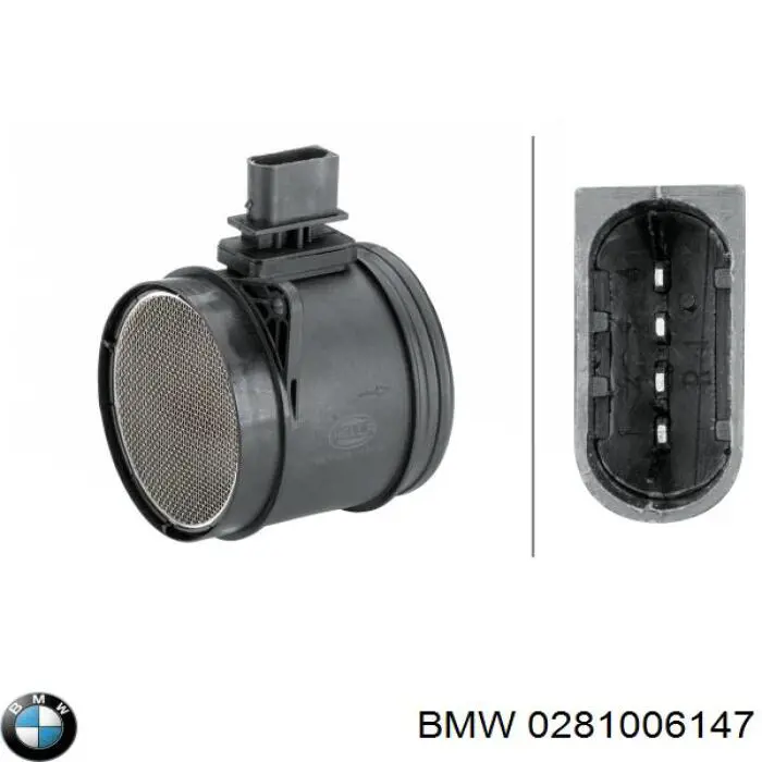 0281006147 BMW medidor de masa de aire