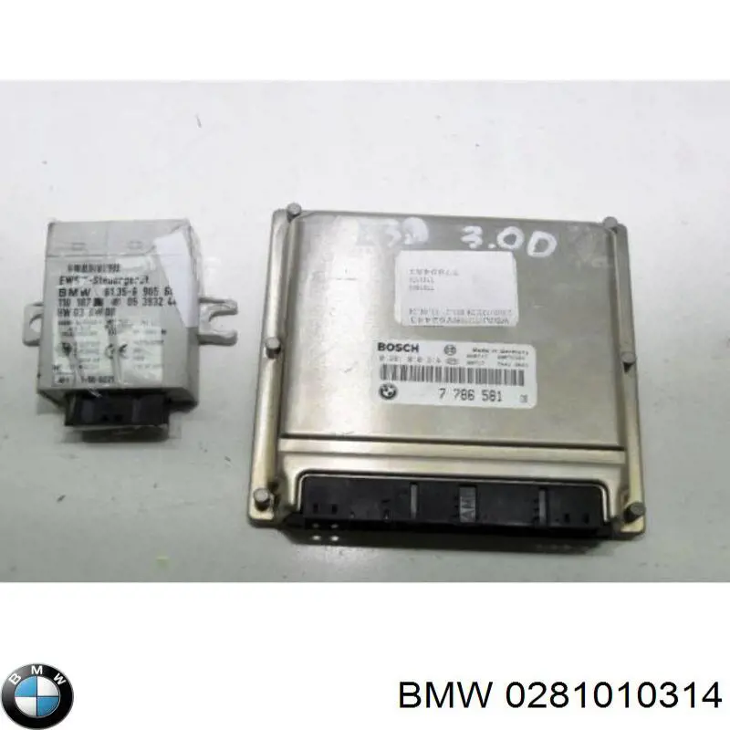 Unidad de control del motor  BMW 0281010314 precio, desde 110,35 EUR