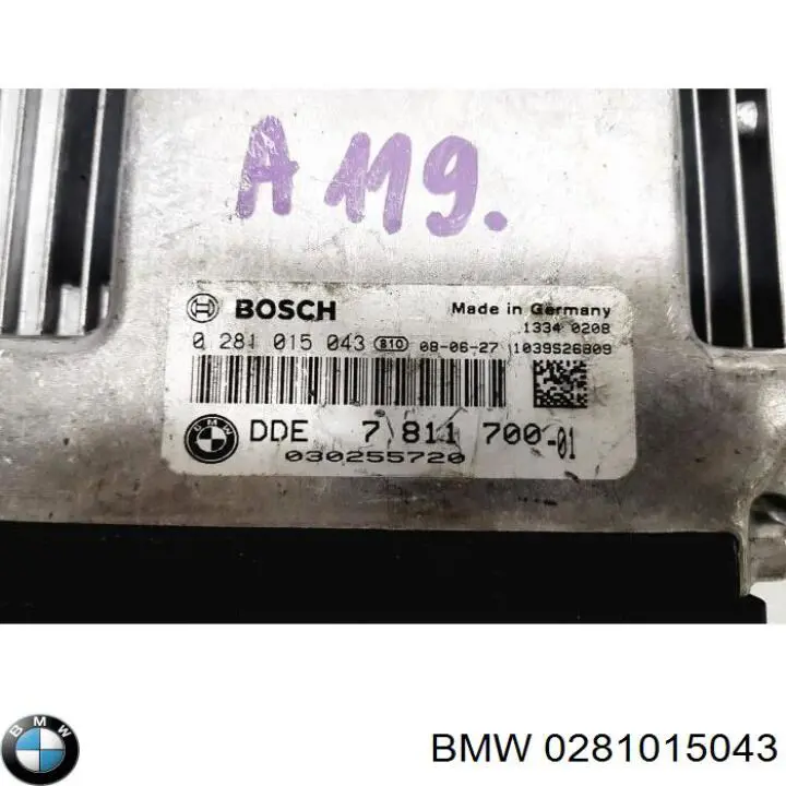 Unidad de control del motor  BMW 0281015043 precio, desde 116,16 EUR