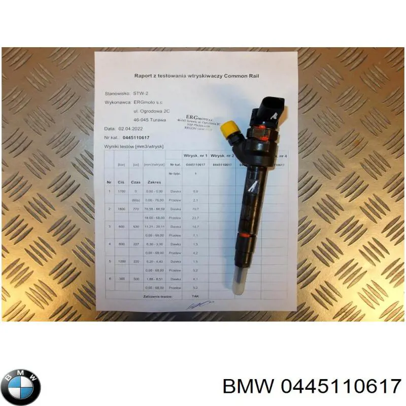 0445110617 BMW inyector de combustible