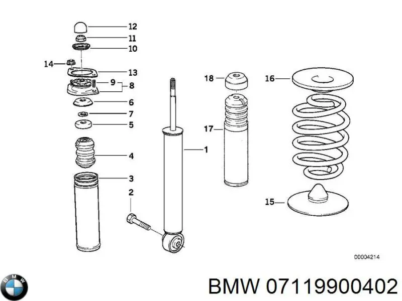  BMW 07119900402 precio, desde 4,13 EUR