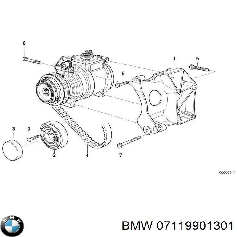 N000934010014 Mercedes Tuerca de fijación del tubo de escape