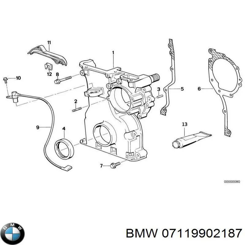 Perno de fijación del brazo inferior delantero BMW 07119906124 precio, desde 1,78 EUR
