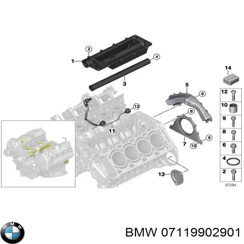 Juego tornillos culata BMW 07119902901 precio, desde 2,20 EUR