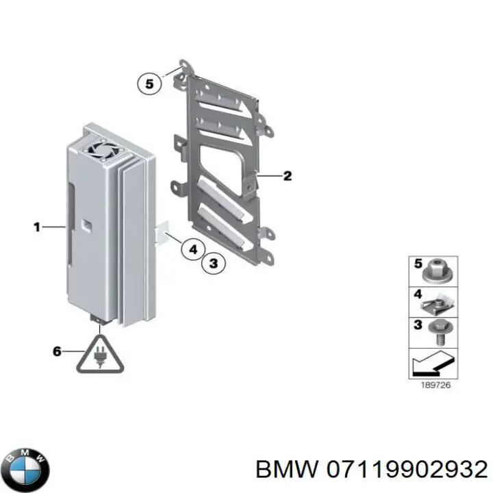 07119902932 BMW tornillo de culata