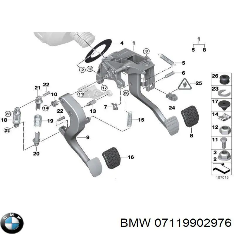 07119902976 BMW Pernos de culata