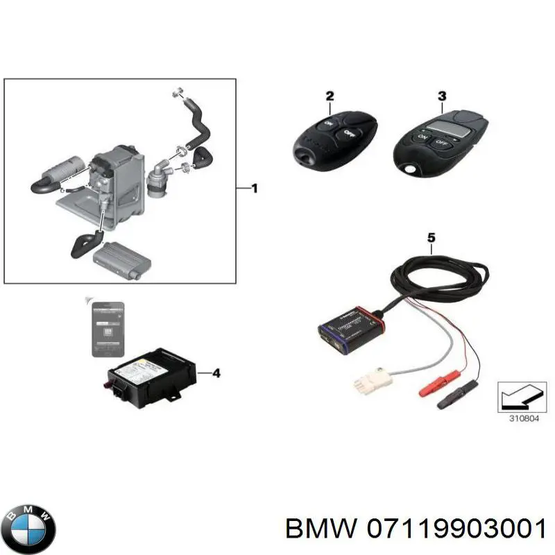 Perno de fijación del brazo inferior delantero BMW 07119903001 precio, desde 2,60 EUR