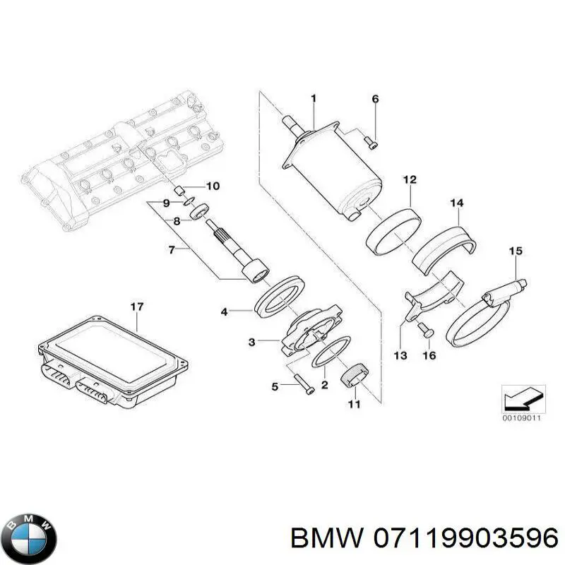 Comprar 07119903596 BMW Junta del regulador de fase del árbol de levas